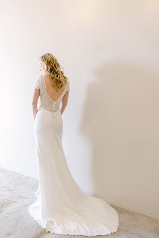 Portrait de mariée élégant et raffiné avec Virginie Jones Photography