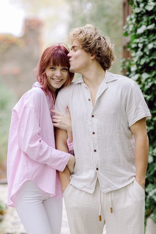 Couple photoshoot at Château de VillarLong 