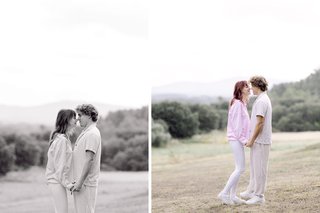 Séance photo couple romantique au Château de VillarLong près de Carcassonne