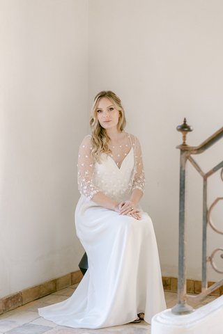Romantique et moderne look de mariée 