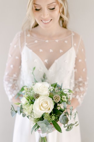 Wedding bouquet : elegant and romantic