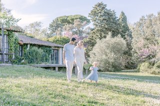 Séance photo famille avec lumière naturelle
