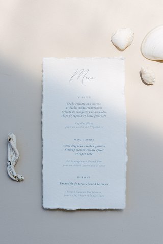 Style épuré et chic pour un mariage méditerranéen
