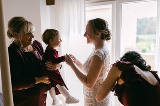 Préparatifs de la mariée