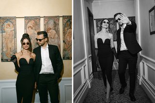 Photographe couple à l'Hôtel de la Cité Carcassonne