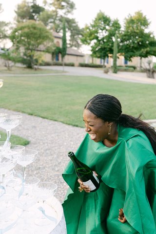 Photographie d’un toast élégant dans le Sud de la France