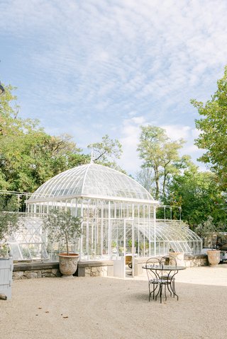 Décor romantique avec la serre Eiffel