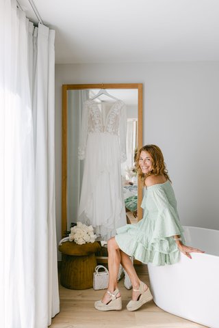 Préparatifs de la mariée