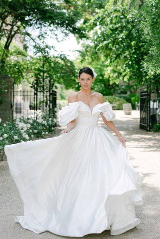 Portrait de mariée moderne dans le sud de la France Portrait de mariée moderne dans le sud de la France