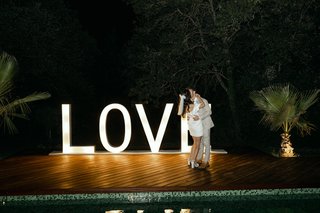 Intimate wedding in South of France